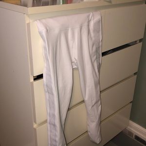 New Fabletics white leggings